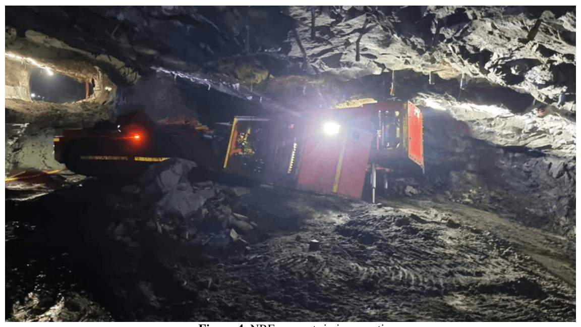 Undergroungd trial testing of NRE Support Rig